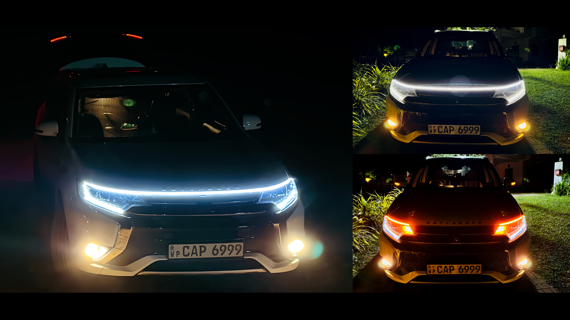 HAZI TECH front hood light system installed on a vehicle